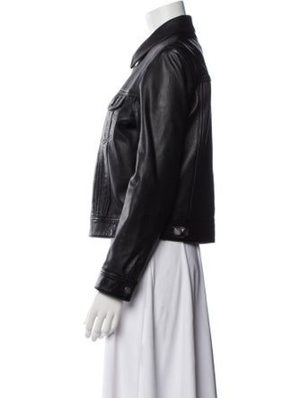 Saint Laurent 2018 Lamb Leather Biker Jacket