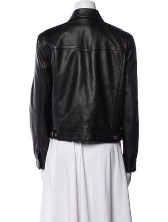 Saint Laurent 2018 Lamb Leather Biker Jacket