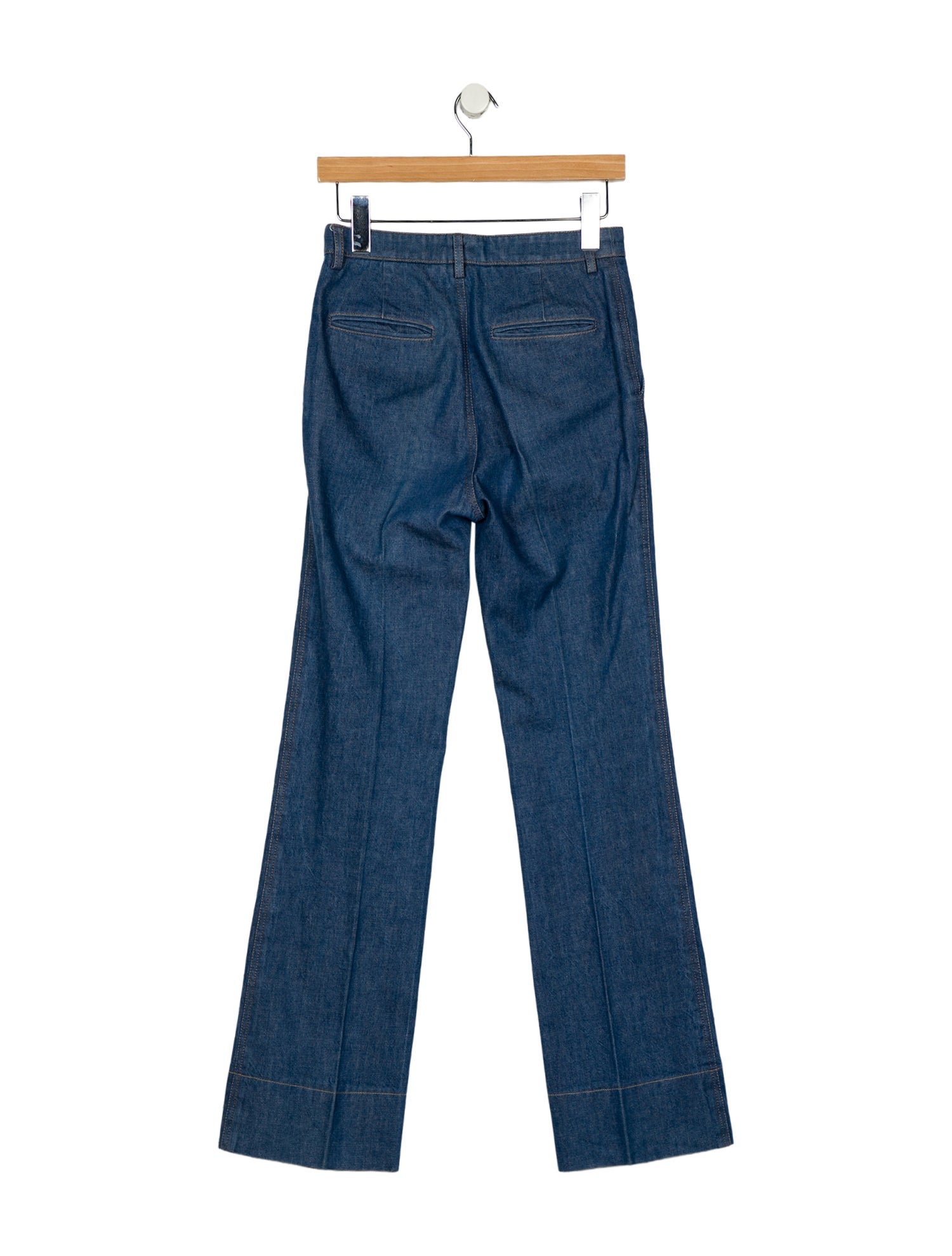 Saint Laurent High-Rise Wide Leg Jeans