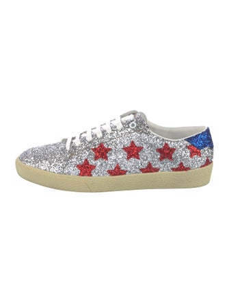 Saint Laurent Glitter Sneakers