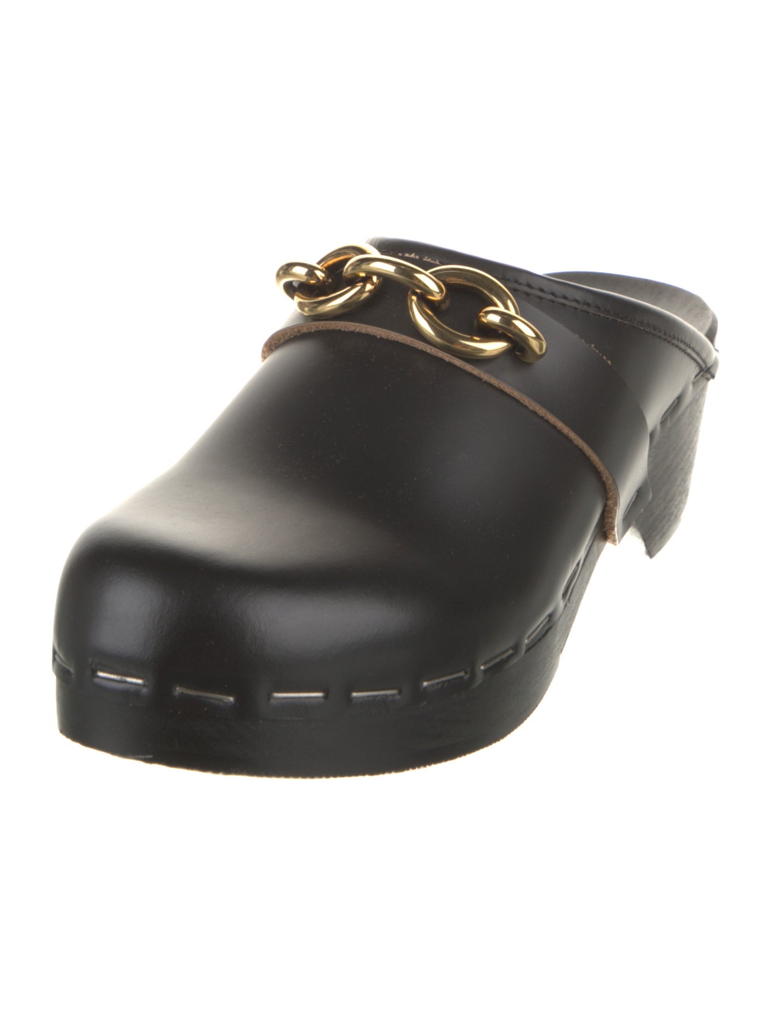 Saint Laurent Leather Mules