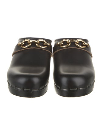 Saint Laurent Leather Mules