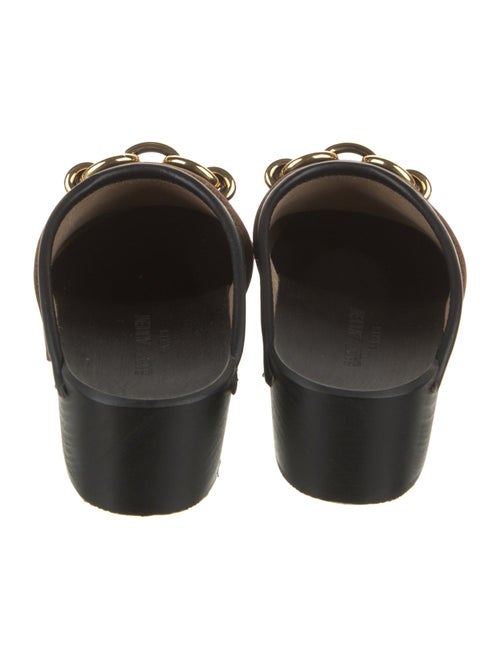 Saint Laurent Leather Mules