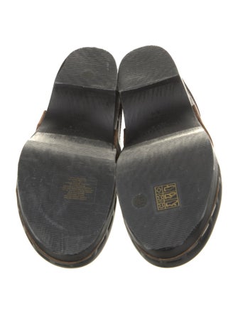 Saint Laurent Leather Mules