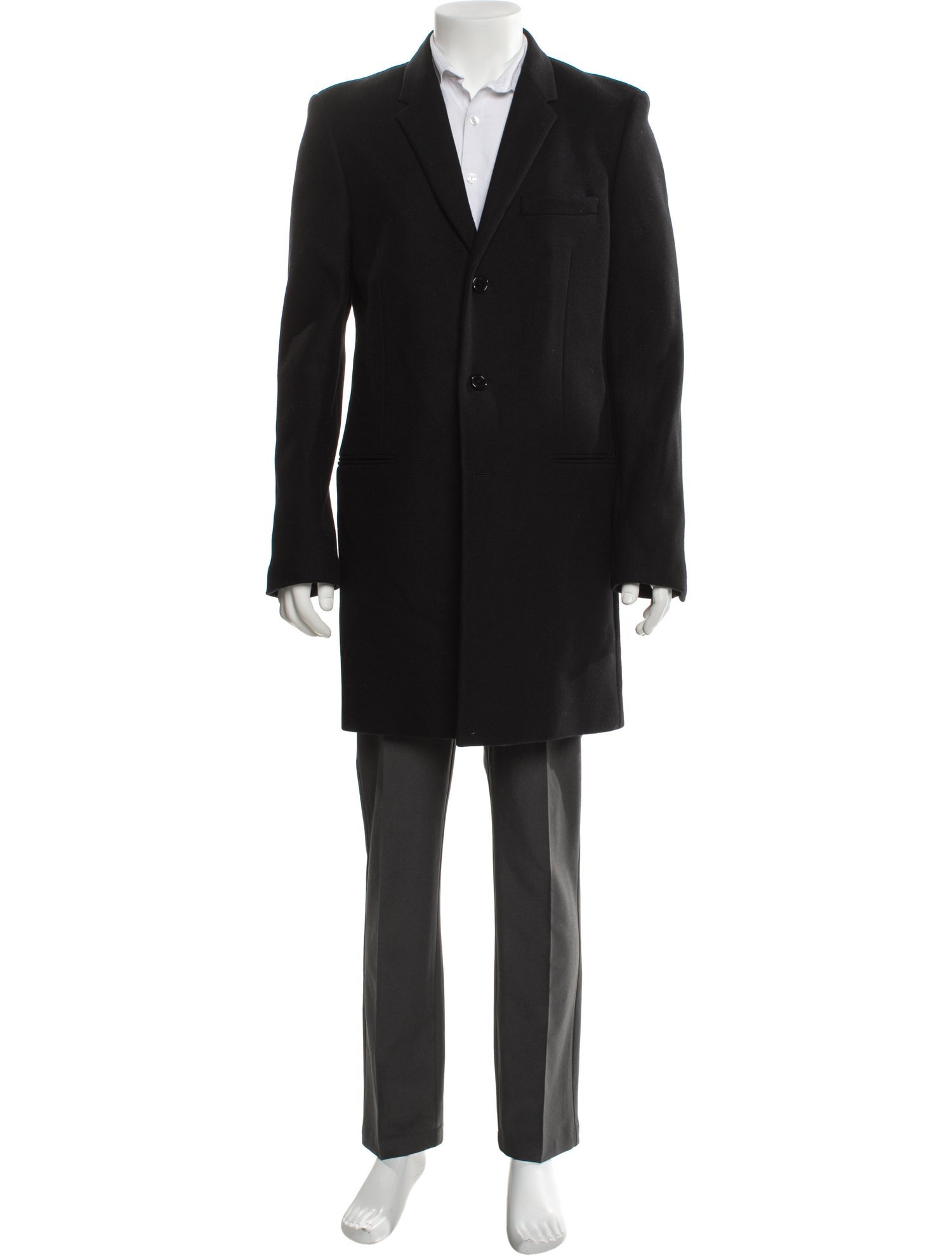 Saint Laurent 2019-2020 Wool Overcoat