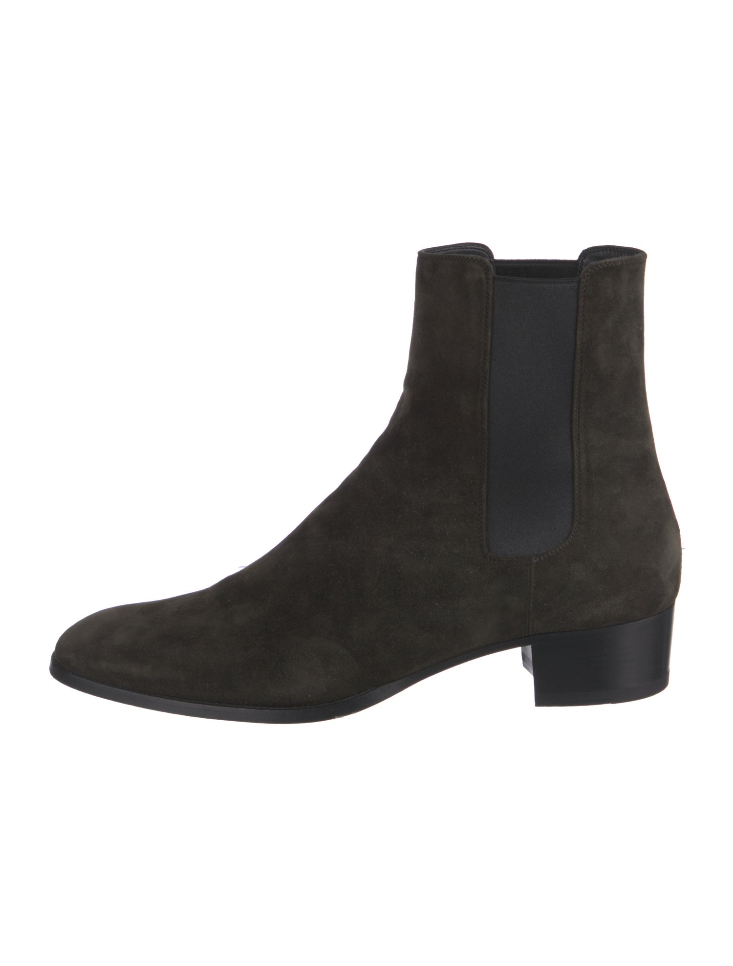 Saint Laurent Suede Chelsea Boots