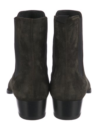 Saint Laurent Suede Chelsea Boots