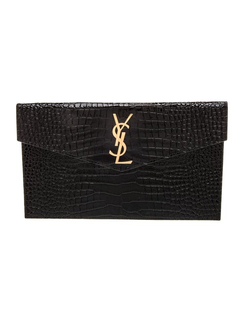 Saint Laurent Embossed Leather Uptown 2022