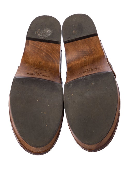 Saint Laurent Leather Mules