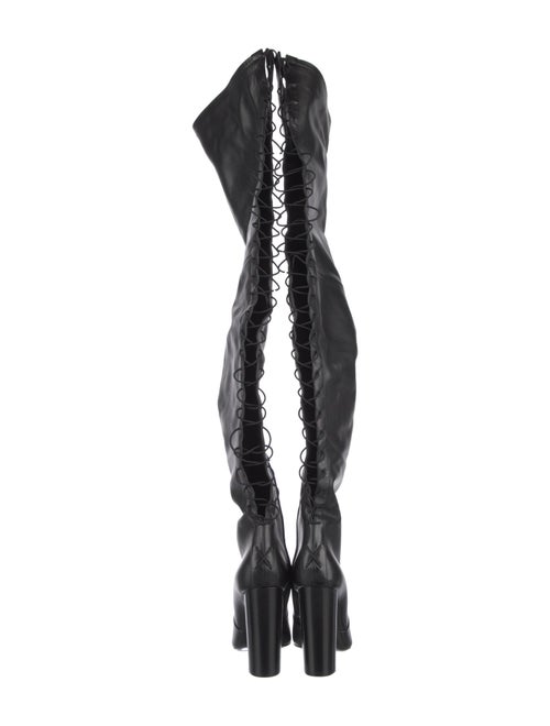 Saint Laurent Leather Slouch Boots