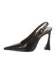 Saint Laurent Patent Leather Slingback Pumps