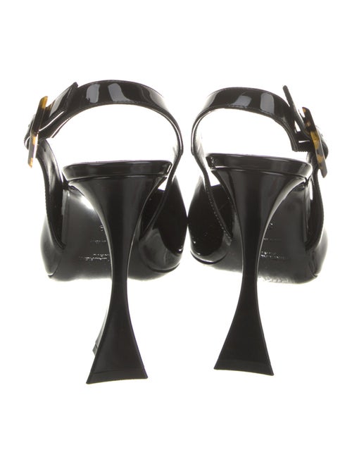 Saint Laurent Patent Leather Slingback Pumps