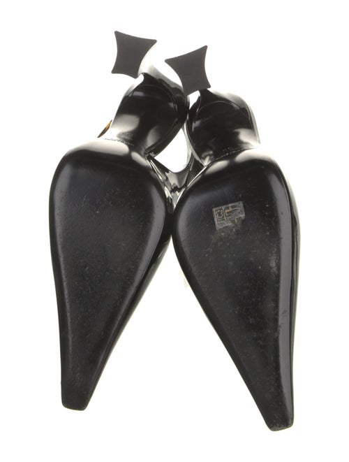 Saint Laurent Patent Leather Slingback Pumps
