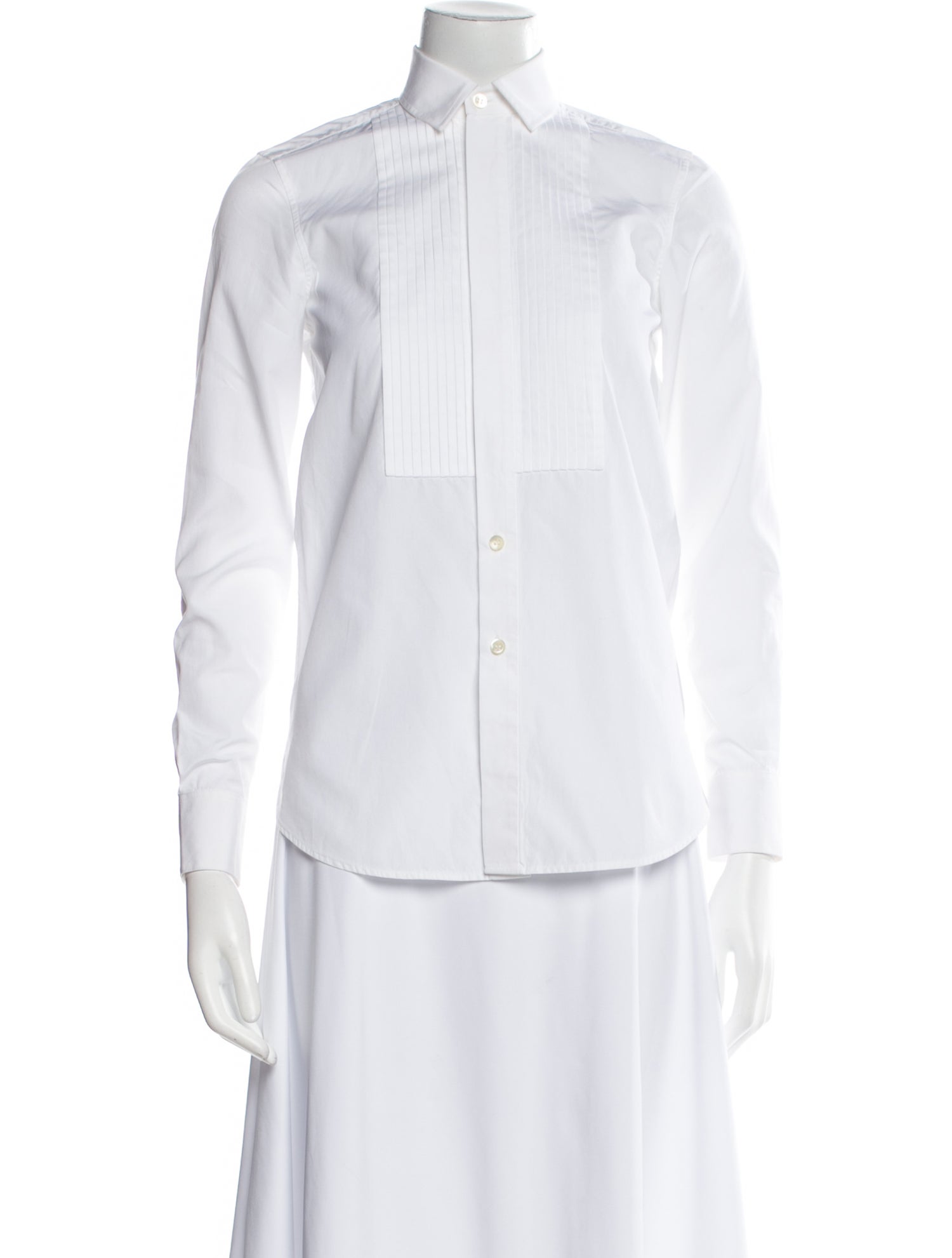 Saint Laurent 2015 Long Sleeve Button-Up Top