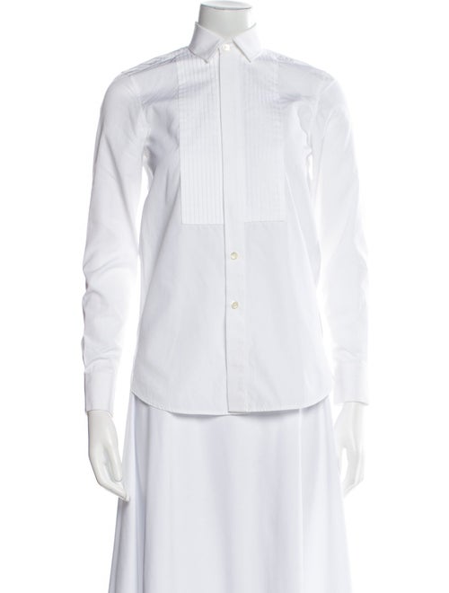 Saint Laurent 2015 Long Sleeve Button-Up Top