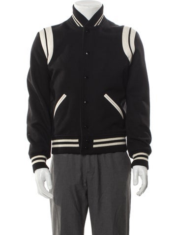 Saint Laurent Outerwear 2022 Teddy Varsity Jacket Us34, It44 | XS