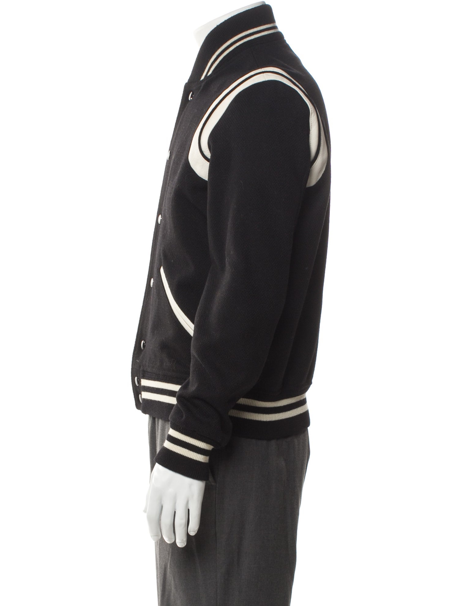 Saint Laurent 2022 Teddy Varsity Jacket