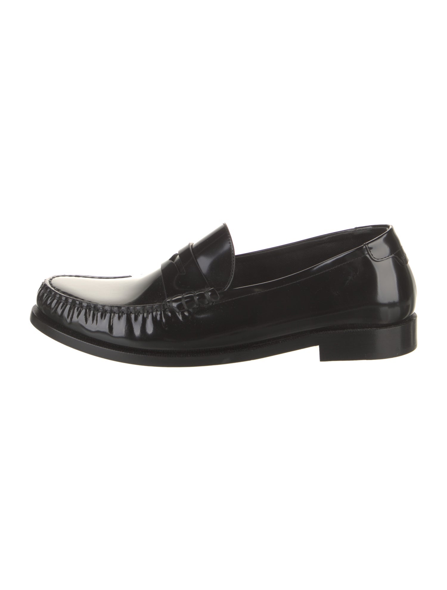 Saint Laurent Leather Dress Loafers