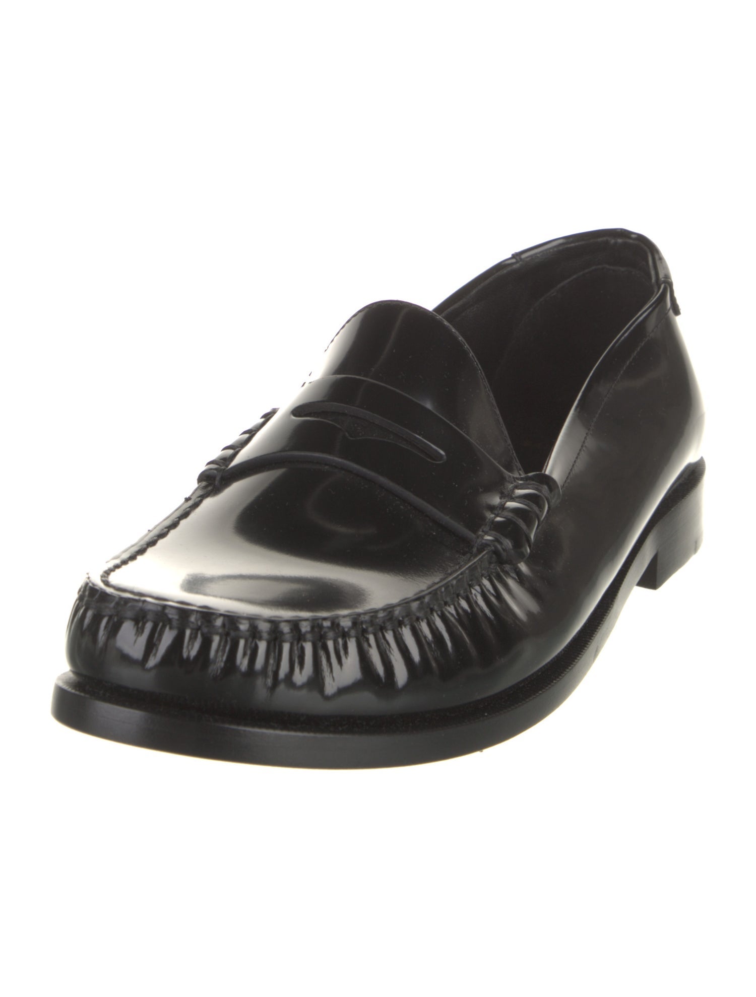 Saint Laurent Leather Dress Loafers