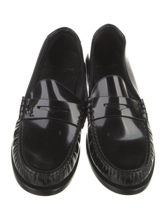 Saint Laurent Leather Dress Loafers
