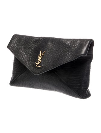 Saint Laurent Leather Cassandre Large 2024