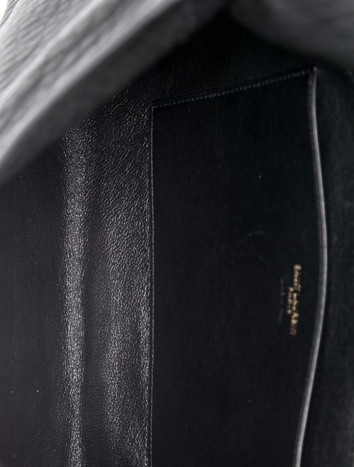 Saint Laurent Leather Cassandre Large 2024