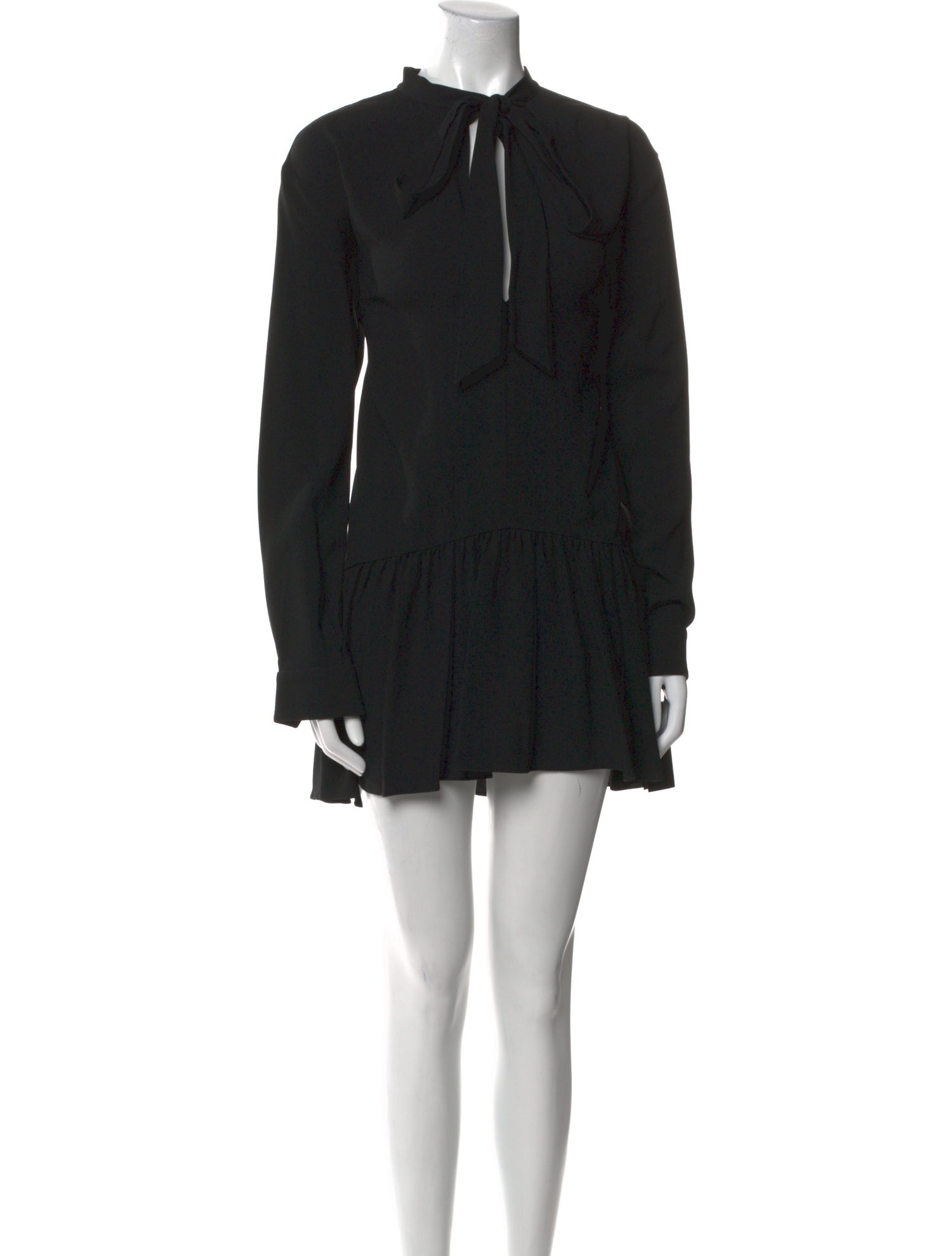 Saint Laurent Crew Neck Mini Dress w/ Tags