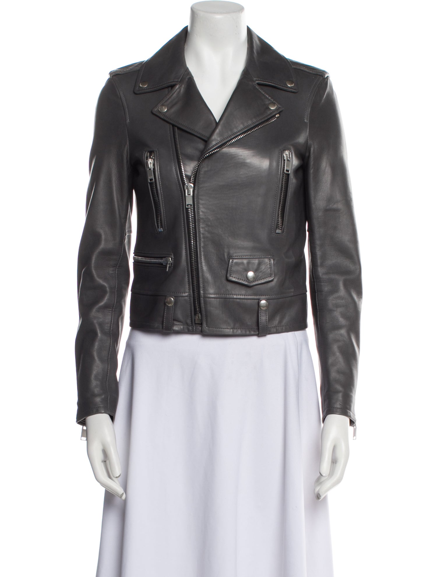 Saint Laurent 2014 Leather Biker Jacket