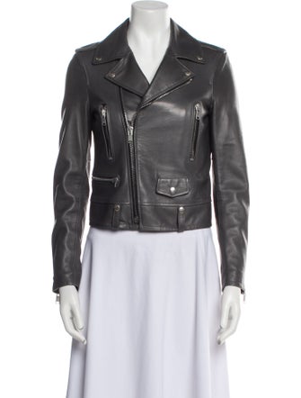 Saint Laurent 2014 Leather Biker Jacket
