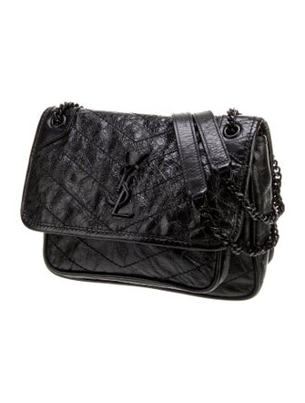 Saint Laurent Patent Leather Shoulder Bag