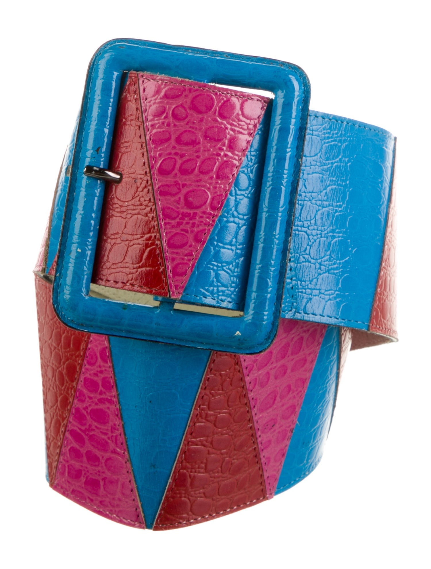 Saint Laurent Wide Leather Waist Belt