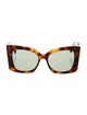 Saint Laurent Square Tinted Sunglasses