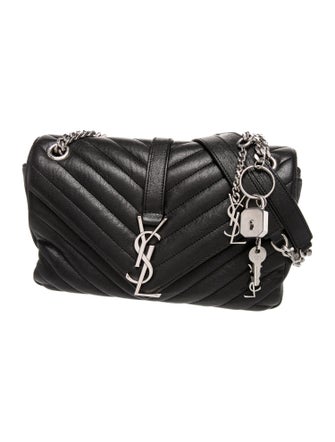 Saint Laurent Quilted College Medium