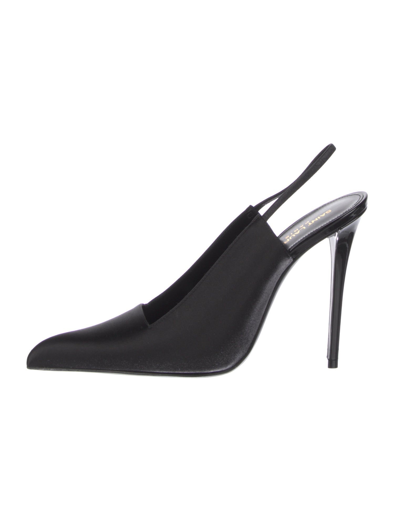 Saint Laurent Satin Slingback Pumps
