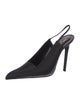 Saint Laurent Satin Slingback Pumps
