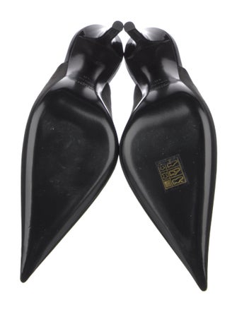 Saint Laurent Satin Slingback Pumps