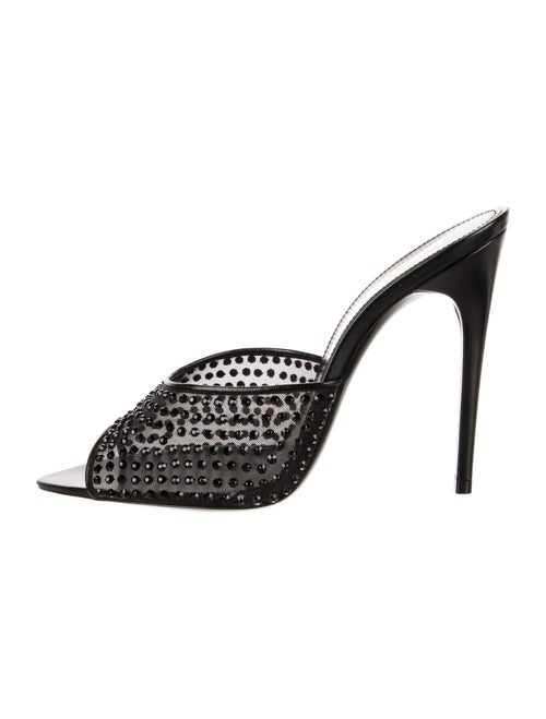 Saint Laurent Mesh Slides