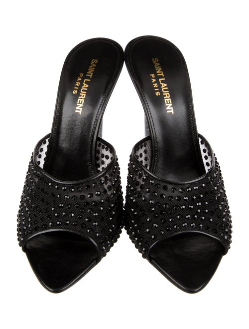 Saint Laurent Mesh Slides