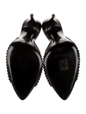 Saint Laurent Mesh Slides