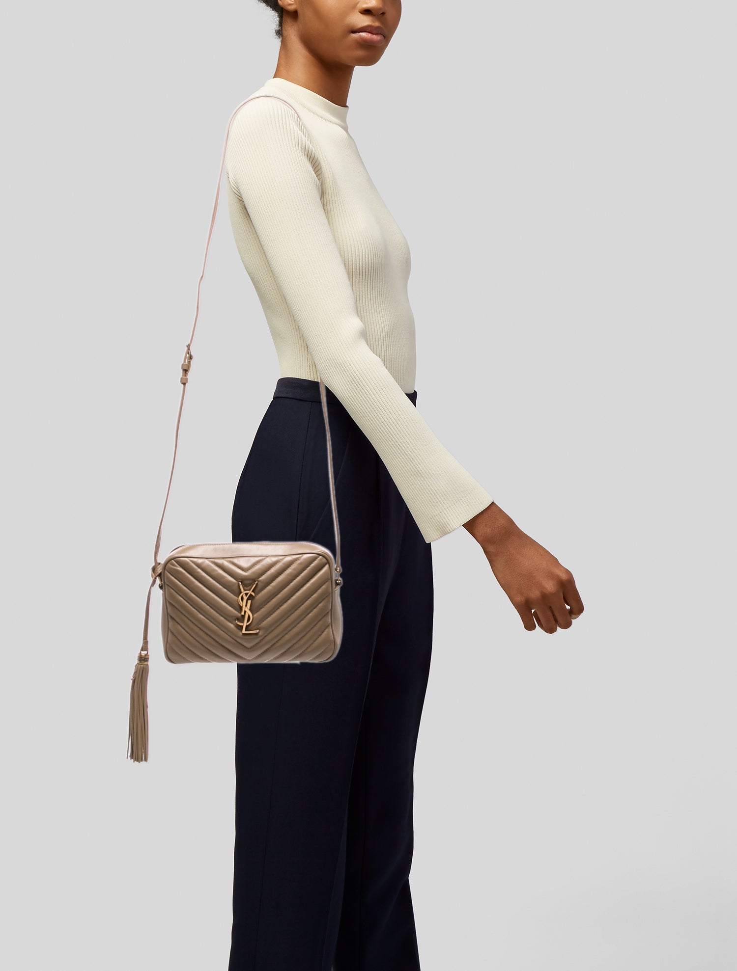 Saint Laurent Quilted Lou Camera