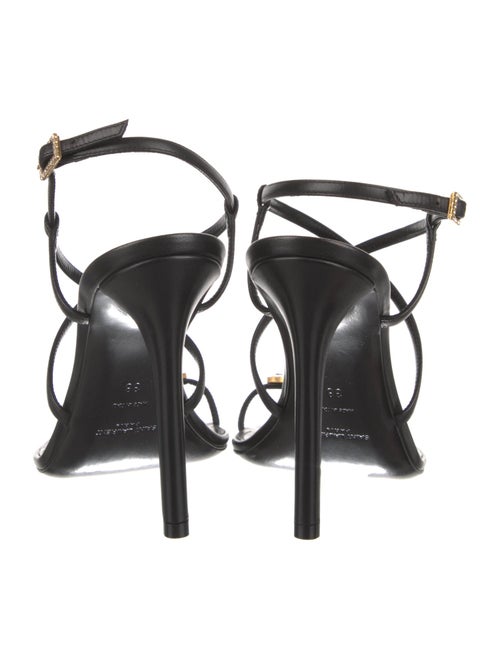 Saint Laurent Leather Slingback Sandals