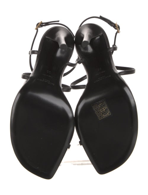 Saint Laurent Leather Slingback Sandals