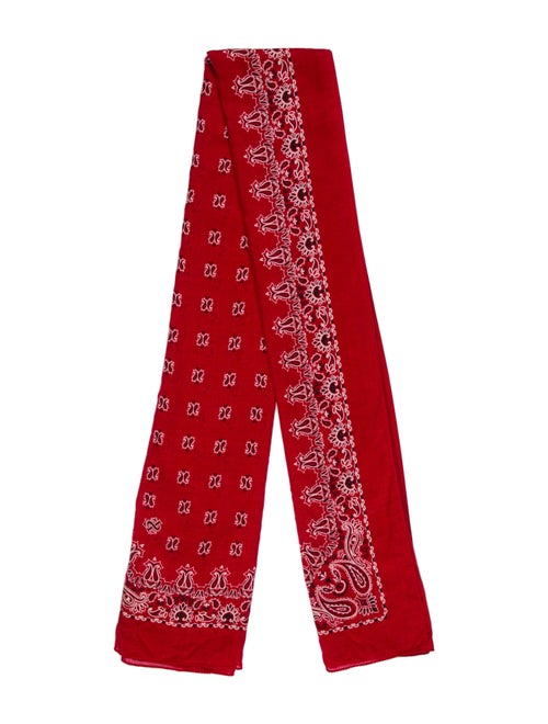 Saint Laurent Cashmere Printed Scarf