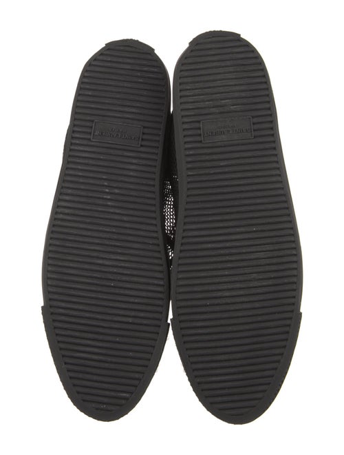 Saint Laurent Mesh Leather Trim Embellishment Sneakers