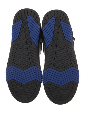 Saint Laurent Leather Wedge Sneakers