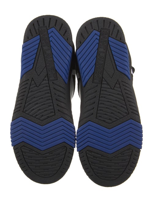 Saint Laurent Leather Wedge Sneakers