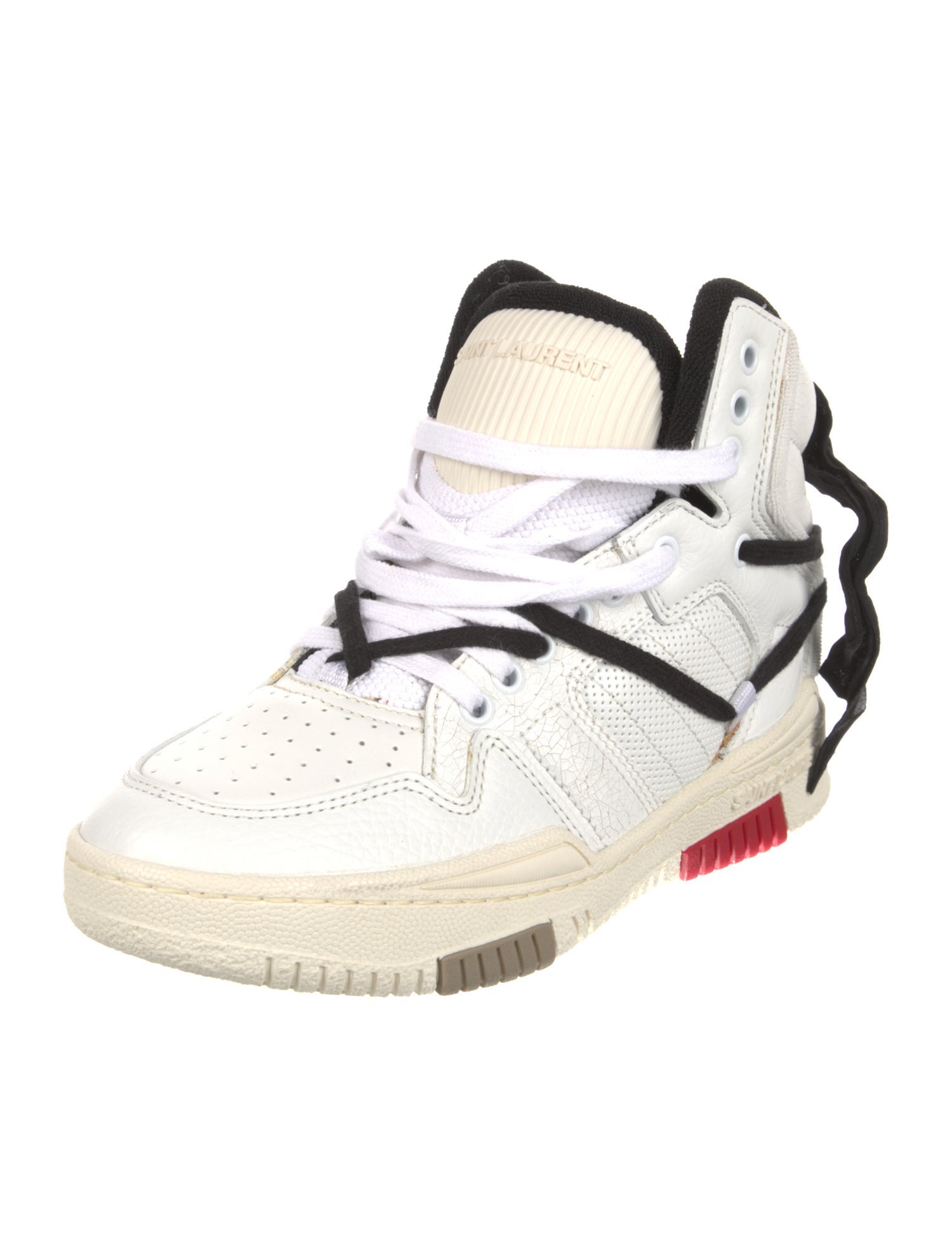 Saint Laurent Smith leather sneaker Wedge Sneakers