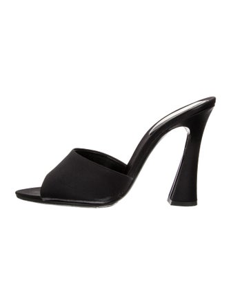 Saint Laurent Satin Mules