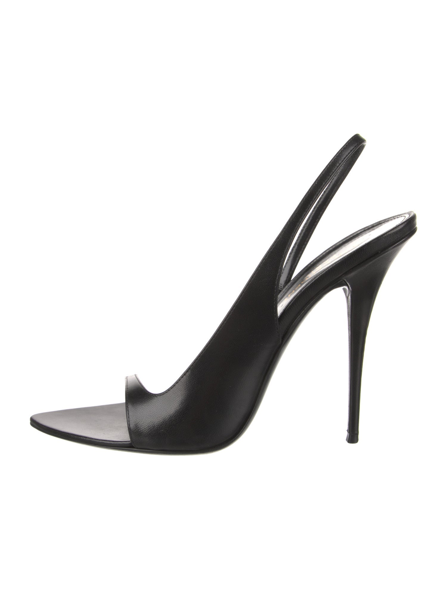 Saint Laurent Leather Slingback Sandals