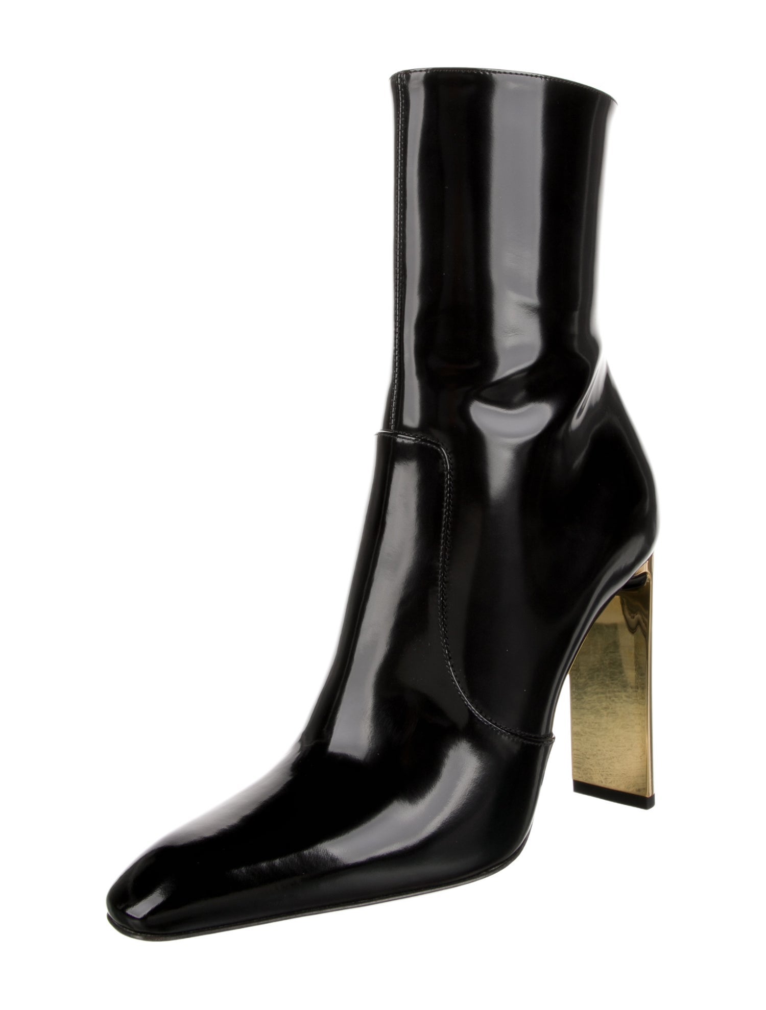 Saint Laurent Patent Leather Sock Boots
